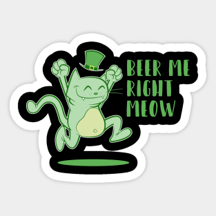 St. PAT CAT Sticker